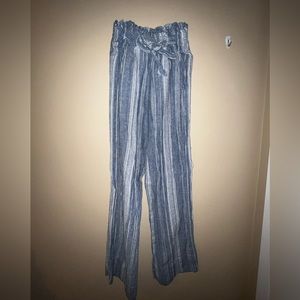 Marshall’s - Size Small - Flowy blue and white linen pants